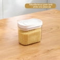 thumbnail image 1 of Hovmgk Sealed Plastic Kitchen Food Storage Tank, Airtight Cereal Storage Container, Dry Goods Fresh-Keeping Box, Stackable Design with Easy Open Snap Lid, Multiple Capacities for Pantry Organization, 1 of 3