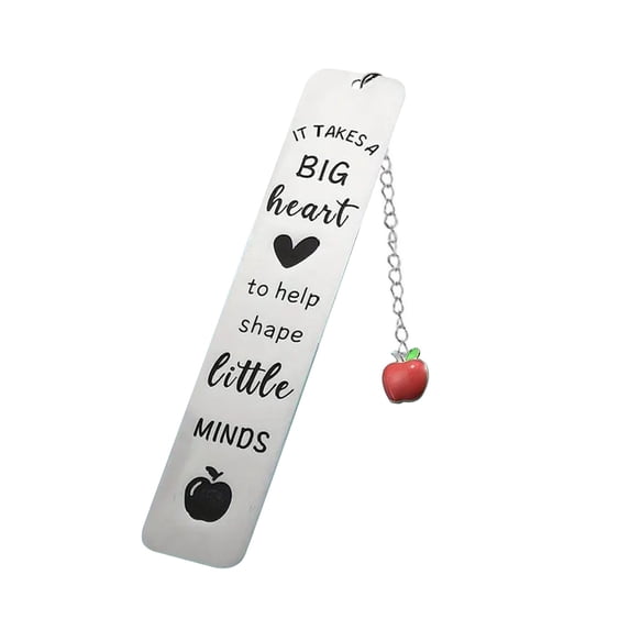 Hovmgk Stainless Steel Ruler Bookmark, 2-Piece Inspirational Bookmarks, Durable Metal Office Stationery for Book Lovers, Motivational Reading Markers for Novel Readers & Bibliophiles