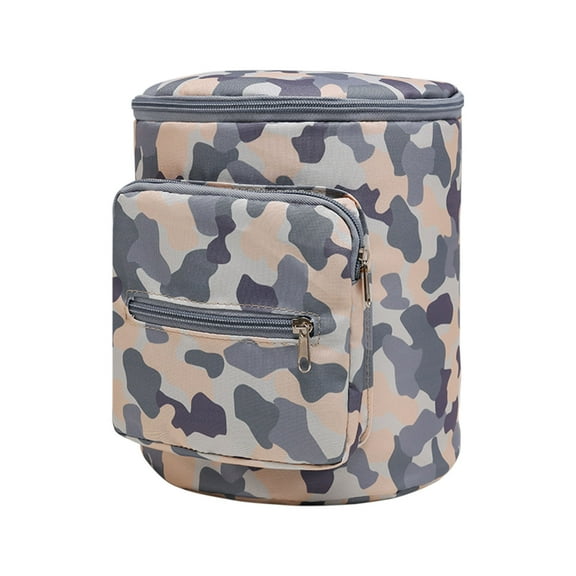 Hovmgk Stroller Hanging Bag 7.4×7.4 Inch, Baby Gear Organizer, Large Capacity, Multi-pocket, Versatile – Ideal for Strollers, High Chairs, Great for Parents, Caregivers