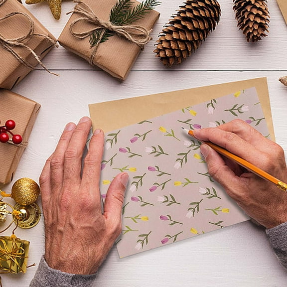 Hovmgk Student Letter & Envelope Set, Elegant Handwritten Stationery for Personal & Professional Use, Includes Envelopes & Stickers, Ideal for Gift, Invitation & Communication