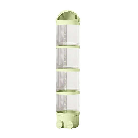Hovmgk Toy Tube, Plush Storage, Vertical Transparent Large for Stuffed Animals, Children's Supplies & Toy Organizers, Easy-Access Tidy Storage, Ideal for Families, Kids & Bedroom Organizers, Green