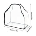 thumbnail image 1 of Hovmgk Transparent Storage Bag, Clear Organizer Pouch, Durable, Reinforced-Handle, Odorless – Perfect for Closets, Travel, Great for Organizers, Renters, Clear, 1 of 3