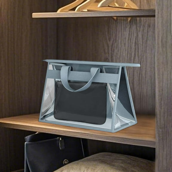 Hovmgk Transparent Storage Bag, Handbag Protector Pouch, Thickened Large-Capacity for Visibility, Accessory Storage Supplies, Dust-Proof Organizer for Women, Travelers