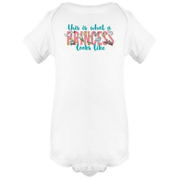How A Princess Looks Like Quote Bodysuit Baby's -Image by Shutterstock