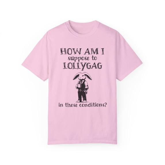 How Am I Suppose to Lollygag Comfort Colors Funny Meme Unisex Shirt