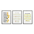 thumbnail image 1 of How Are You Feeling Emoji 5 x 7" Wall Art UNFRAMED Print (3 Pack), 1 of 4