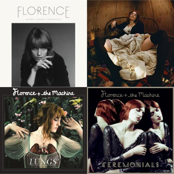 How Big, How Blue, How Beautiful (10Th Anniversary Edition) (Blue Marble Vinyl/2LP) & Everybody Scream (2LP) & Lungs & Ceremonials