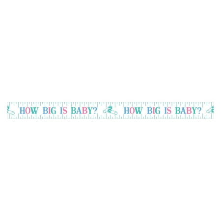 Baby Tape Party Game, Blue, White and Pink, 100’, by Way To Celebrate