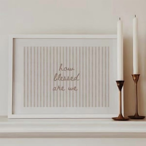 How Blessed Are We Bible Verse Poster, Poster Home Decor, Poster Only