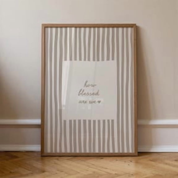 How Blessed Are We Quote Poster, Poster Home Decor , Poster Print Only