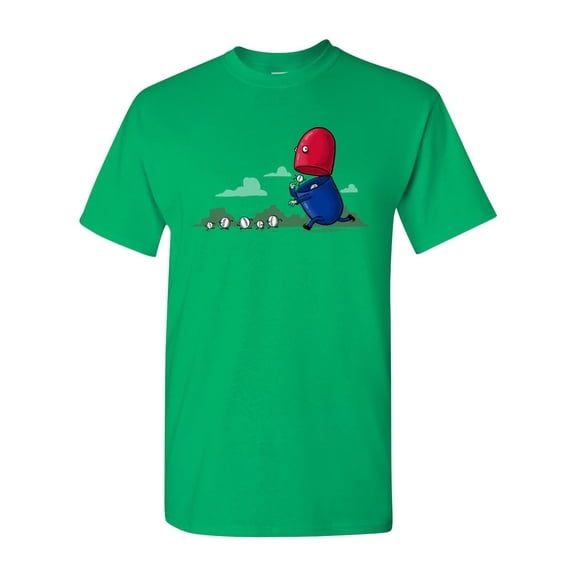 How Capsules Are Made Pill Salih Gonenli Artworks Funny DT Adult T-Shirt Tee