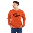 thumbnail image 1 of How Cut Carbs Cutter Foodie Pizza Long Sleeve TShirt Men Women Brisco Brands X, 1 of 6