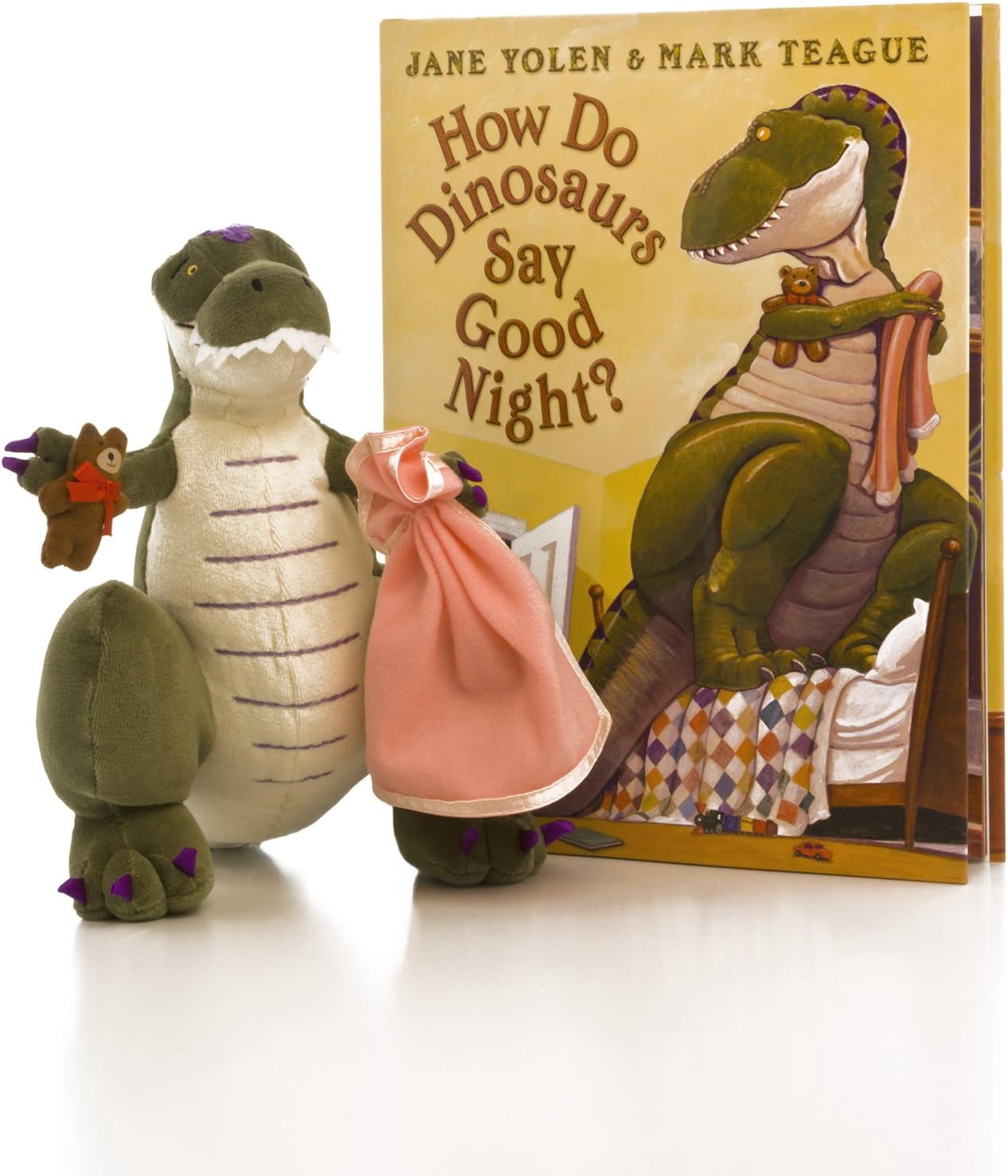 How Do Dinosaurs Say Goodnight? Gift Set with Hardcover Book
