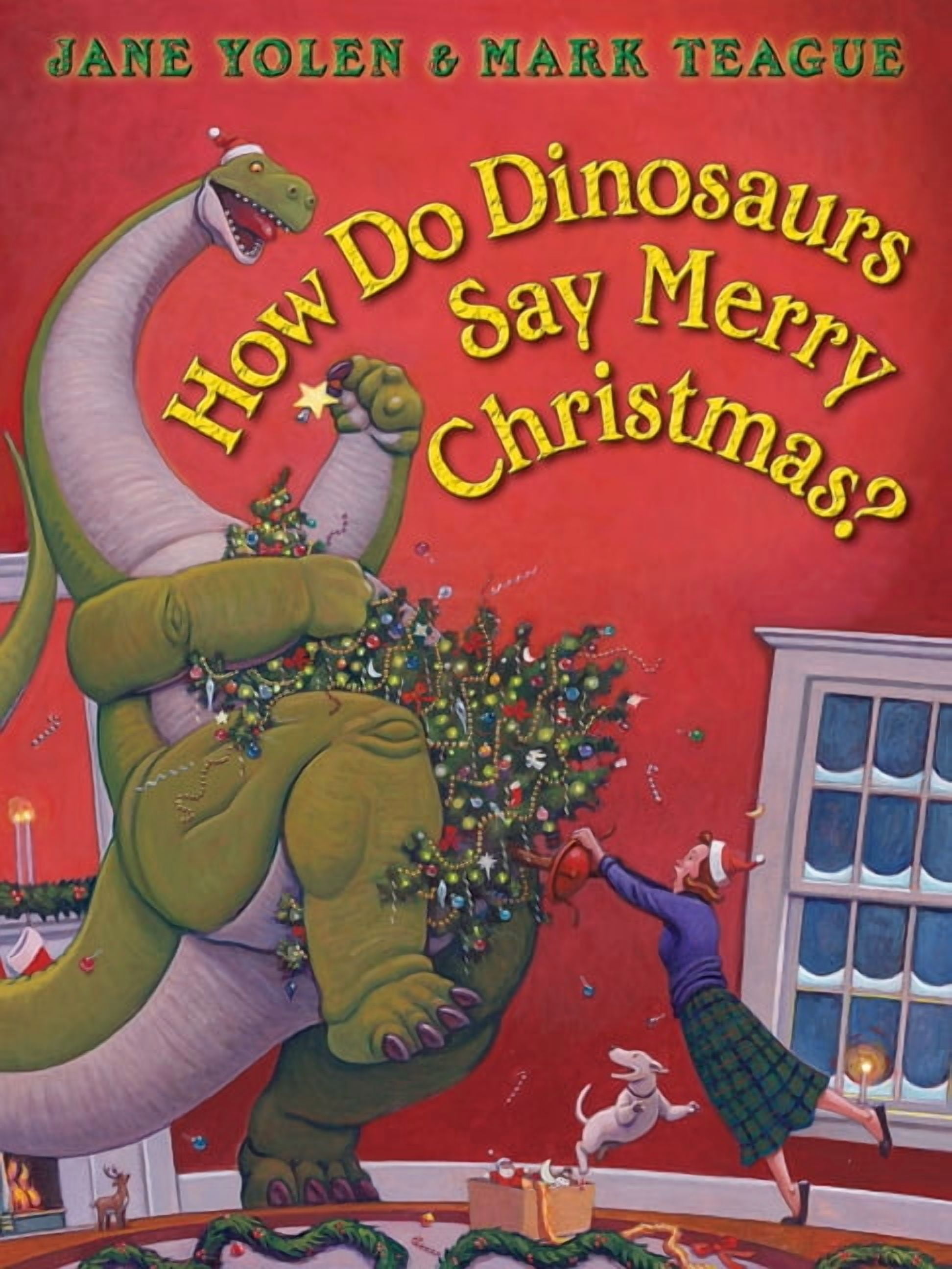 How Do Dinosaurs Say Merry Christmas?, (Board Book)
