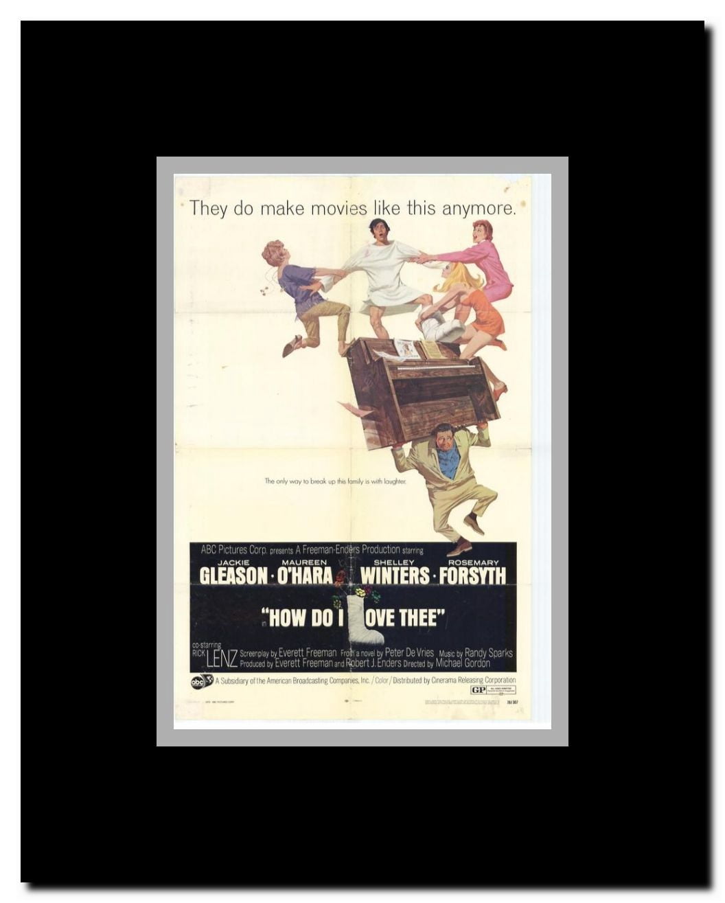 How Do I Love Thee Framed Movie Poster