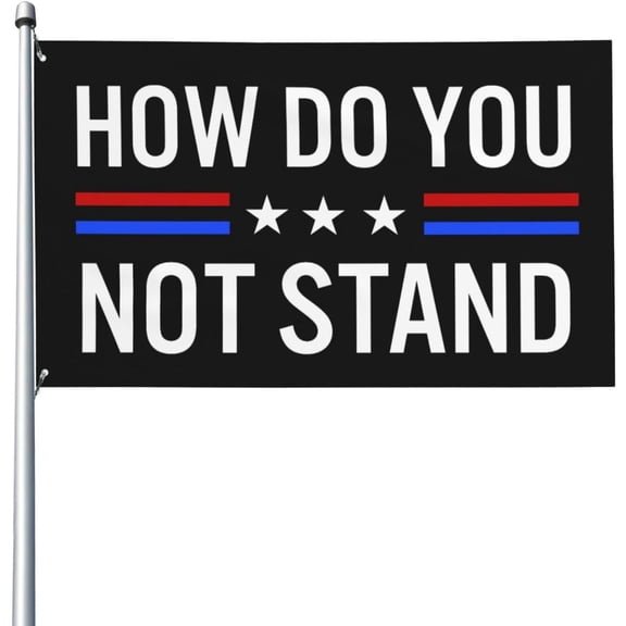 How Do You Not Stand Flag - Vivid Color And Fade Proof Double Stitched Polyester With Brass Grommets 3 X 5 Ft Flags