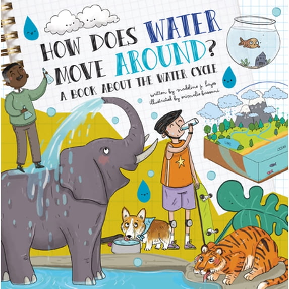 Pre-Owned How Does Water Move Around?: A Book about the Water Cycle (Hardcover) by Madeline J Hayes