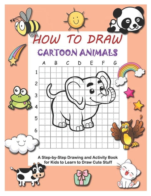 Easy Cartoon Animals To Draw - How Draw Cartoon Animals Animals A Step By Step Drawing Activity Book Kids Learn Cute Stuff Series 1 Paperback 9798714792991 05c918fd 5e30 41da B2a2 20e2ec610db1.ba8e2effd6a05d911943fca1eac808f4