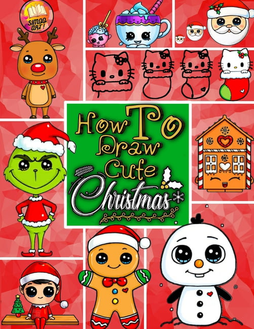 HOW TO DRAW CHRISTMAS TREE KAWAII EASY AND BEAUTIFUL - Drawing to