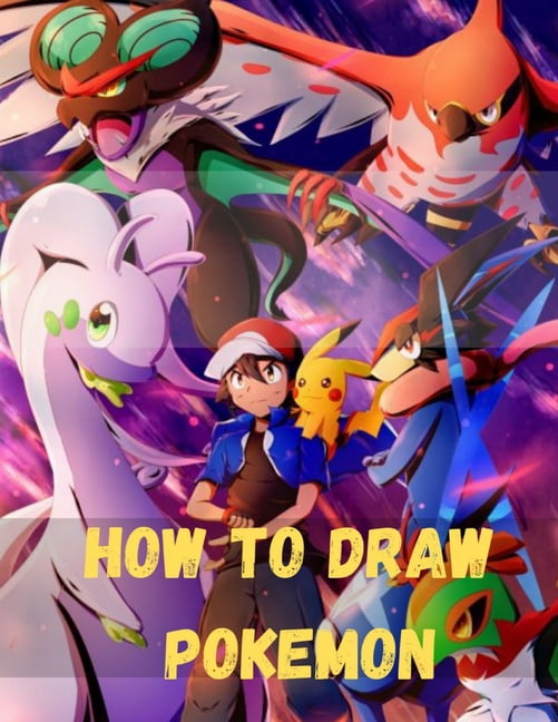 HOW TO DRAW ASH AND PIKACHU FROM POKEMÓN Step by Step Easy 