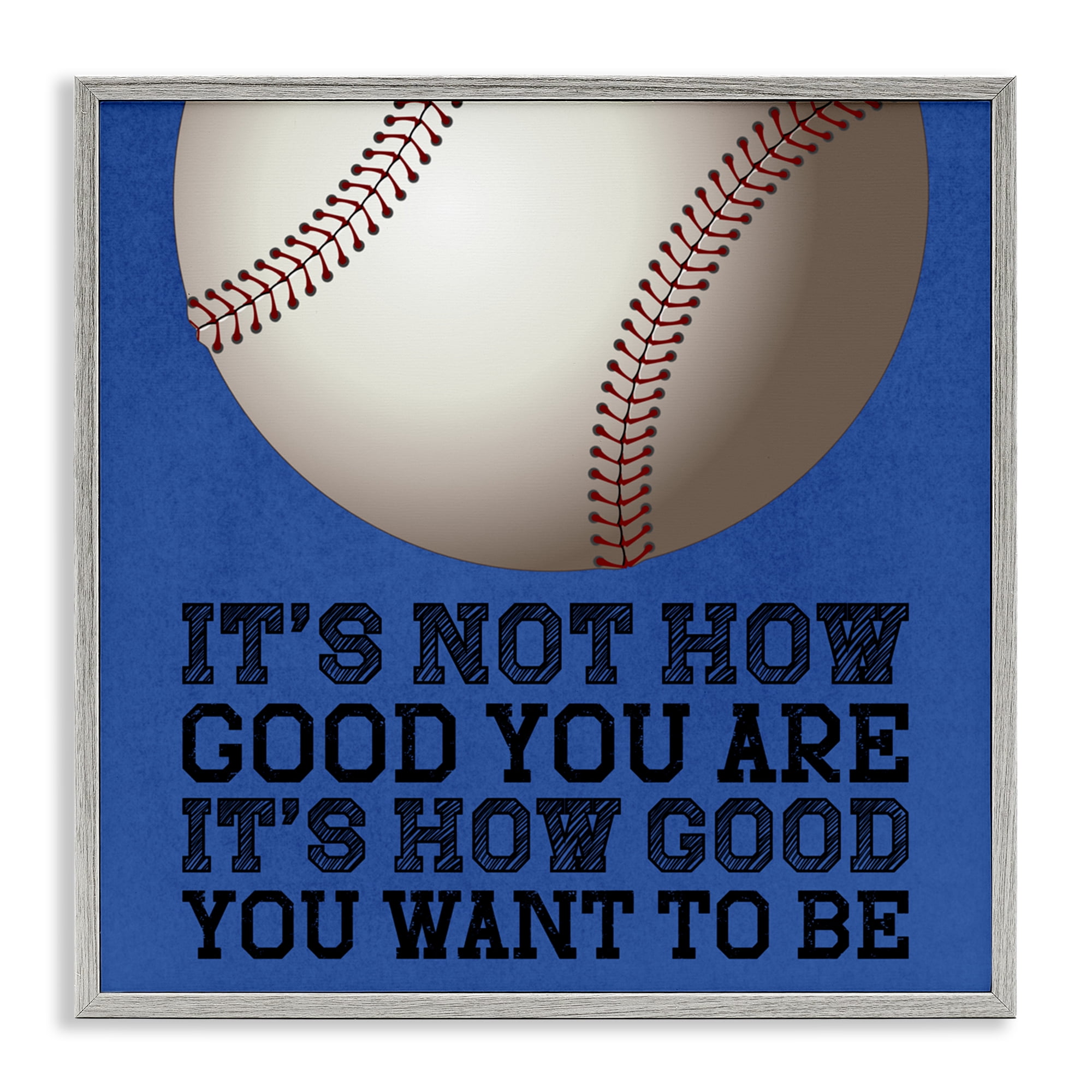 How Good You Want To Be Gray Framed Giclee Art, design by Marcus Prime