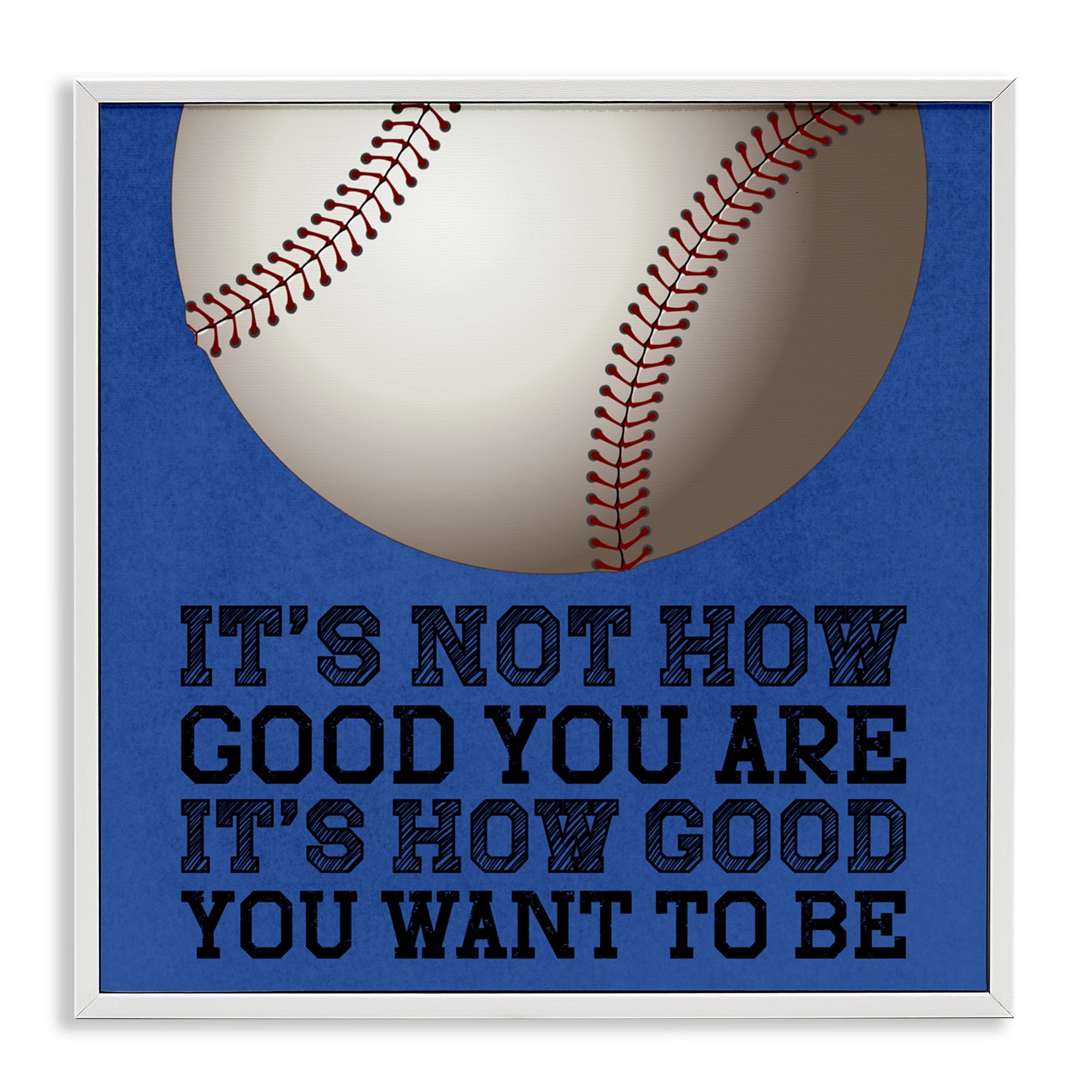 How Good You Want To Be White Framed Giclee Art, design by Marcus Prime