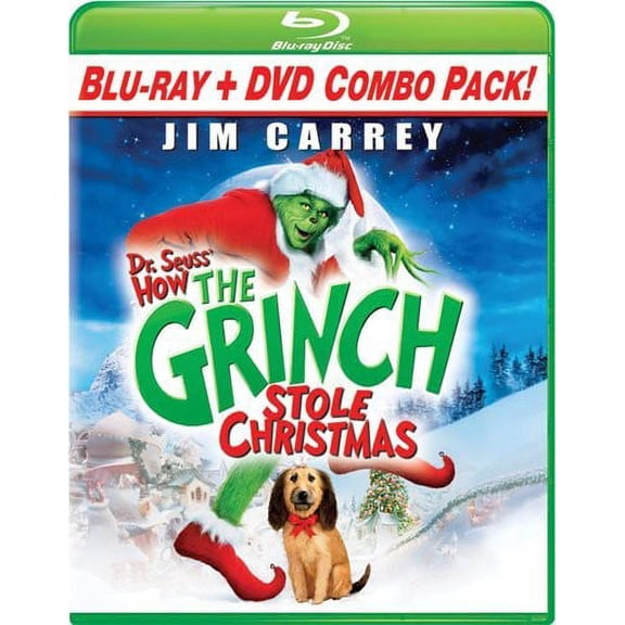 Pre-Owned Dr. Seuss-How the Grinch Stole Christmas Combo Pac [Blu-ray]