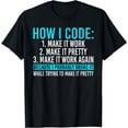thumbnail image 1 of How I Code Computer Scientist Programmer Computer T-Shirt, 1 of 4