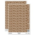 thumbnail image 1 of How I Did My Work Checklist Teacher Student School Sticker Set - Brown - Gloss Finish - 1.5" Small, 1 of 7
