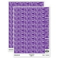 thumbnail image 1 of How I Did My Work Checklist Teacher Student School Sticker Set - Purple - Gloss Finish - 1.5" Small, 1 of 7