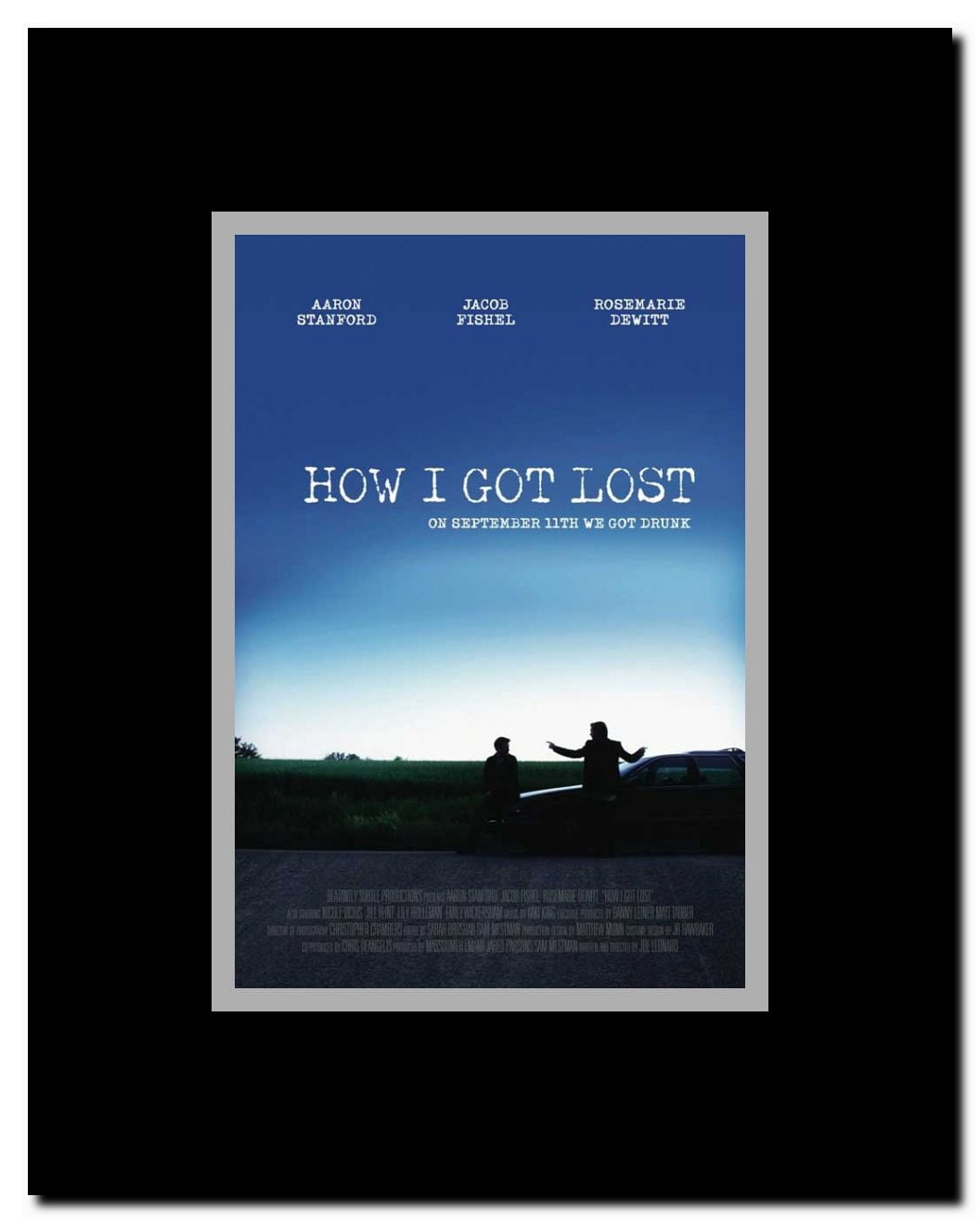 How I Got Lost Framed Movie Poster