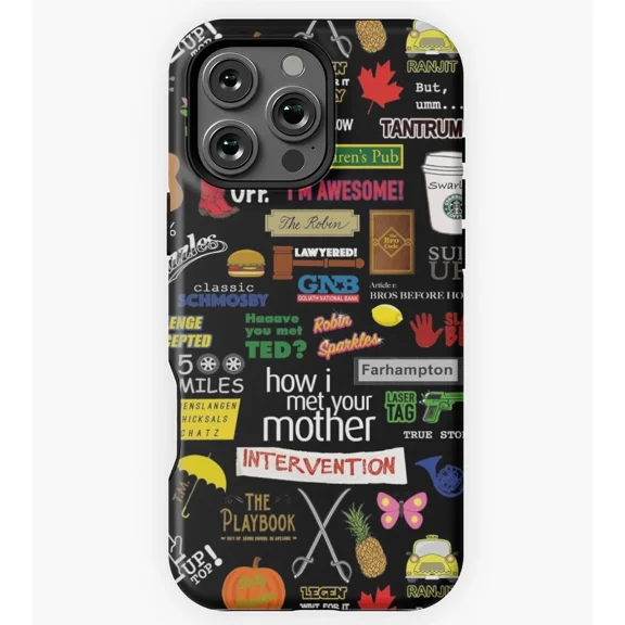 How I Met Your Mother HIMYM TV Show Photo Collage Case for iPhone 11 12 13 14 15 16 17 Pro Max