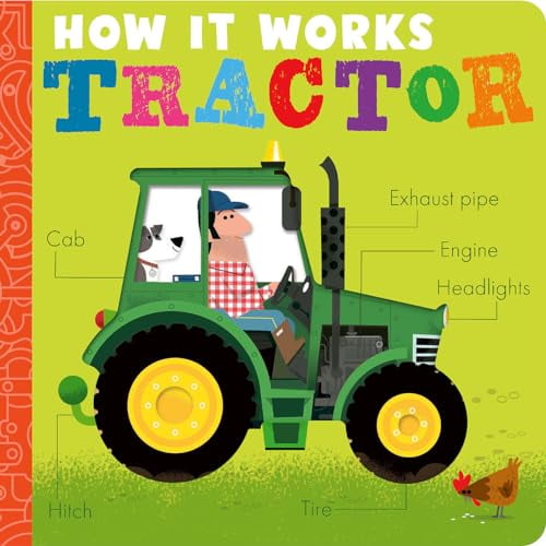 Pre-Owned How It Works: Tractor (Board book) 1680106511 9781680106510