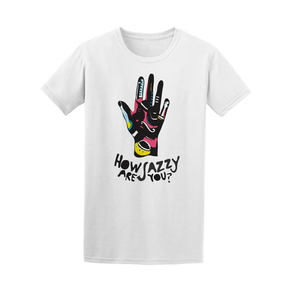 How Jazzy Are You Music Hand Tee Men's -Image by Shutterstock