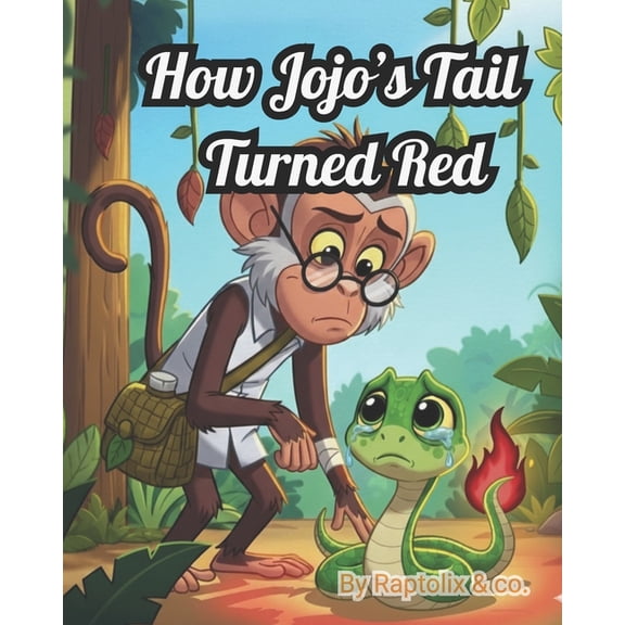How Jojo's Tail Turned Red: A Jungle Tale About Staying Safe and Listening to Mama as she loves you the most., (Paperback)