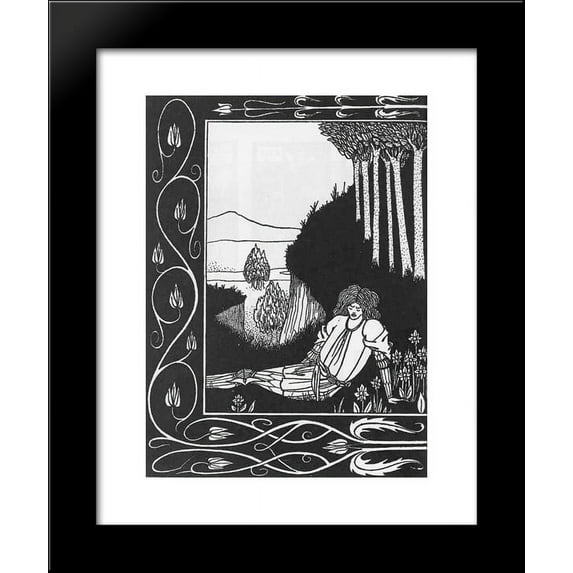 How King Mark and Sir Dinadan Heard Sir Palomides I 20x24 Framed Art Print by...