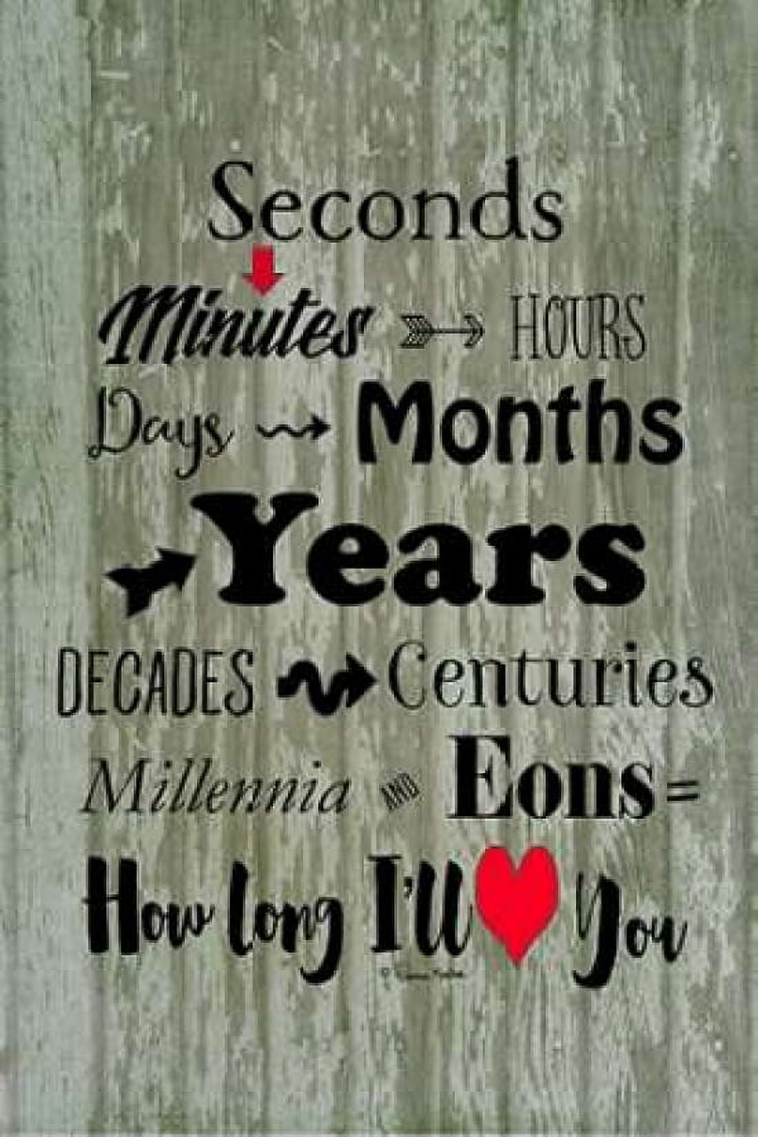 How Long I Love You Canvas Art - Ramona Murdock (12 x 18)