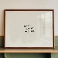 thumbnail image 1 of How Lucky Are We Print: Minimalist Typography Poster, Unframed Paper Poster 24x36in, 1 of 4