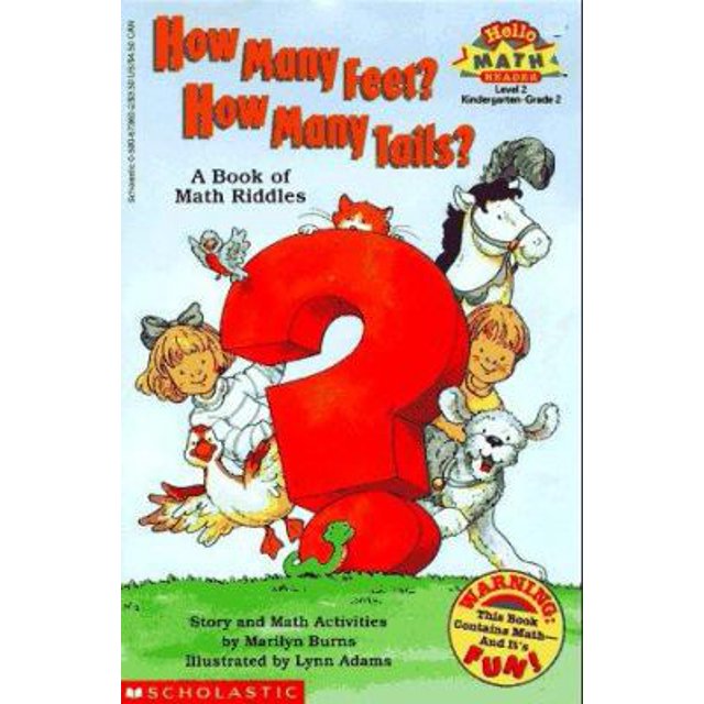 PreOwned How Many Feet? Tails? A Book of Math Riddles Hello Reader