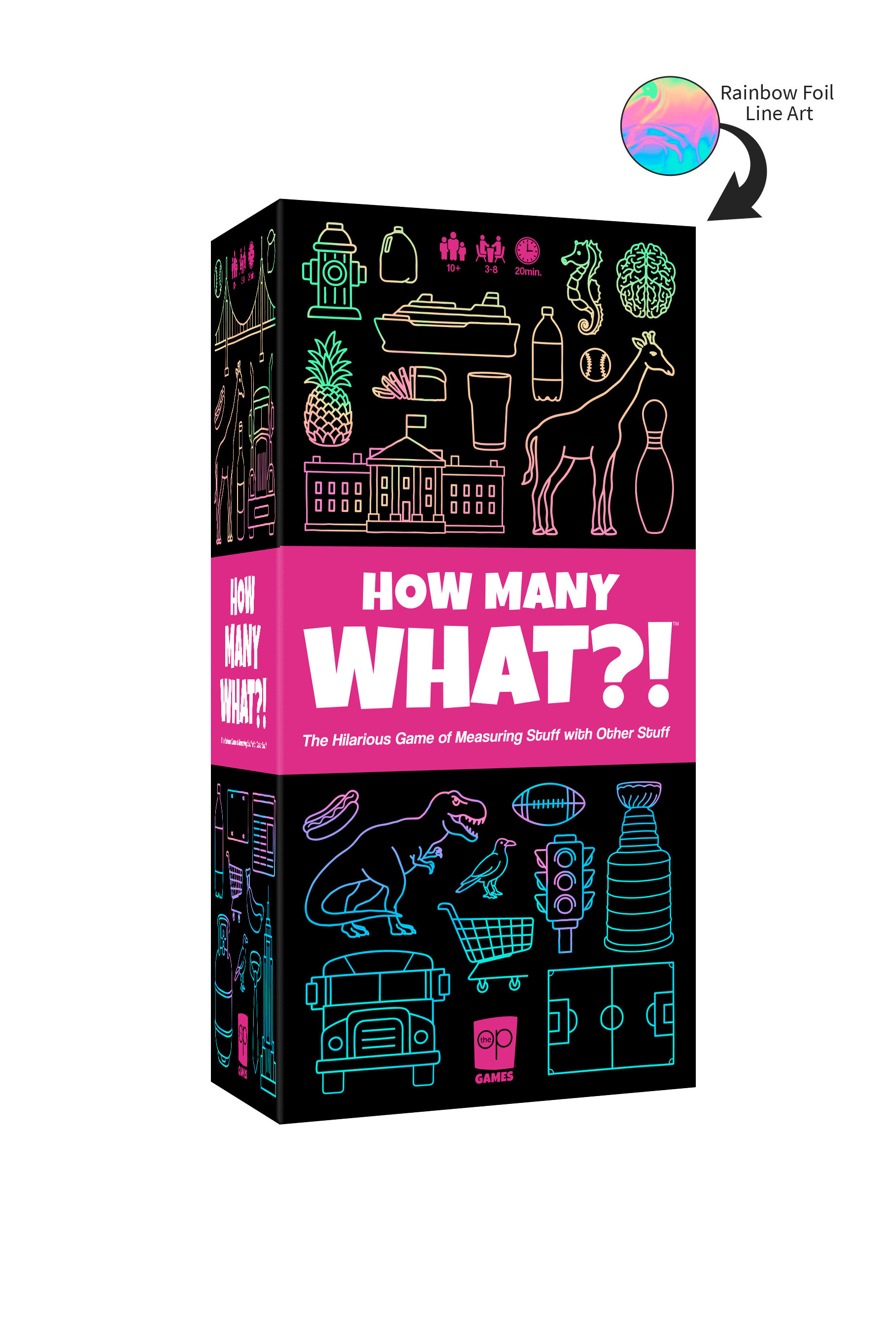 How Many Is What How Many What?! Board Game, Hilarious Party Game of Absurd Comparisons ...