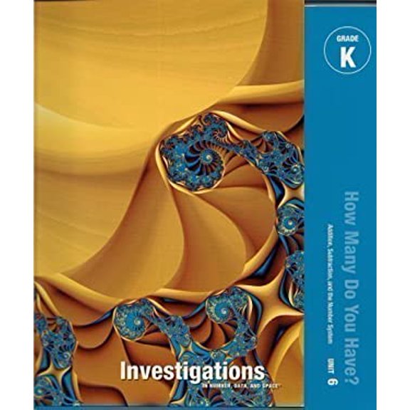 Pre-Owned How Many do you Have Unit 6 Teacher's Guide for Investigations in Number, Data, and Space, Grade K (Paperback) 0328237256 9780328237258