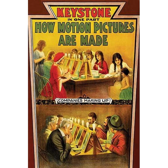How Motion Pictures are made-Fine art canvas print (20" x 30")
