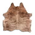 thumbnail image 1 of How NATURAL cowhide rugs for sale BEIGE BRINDLE rug, 1 of 1