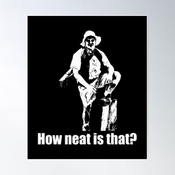 How Neat Is That Womens Tshirt Poster Wall Art, Modern Wall Decor For Living Room Bedroom, 8x12 UNFRAMED