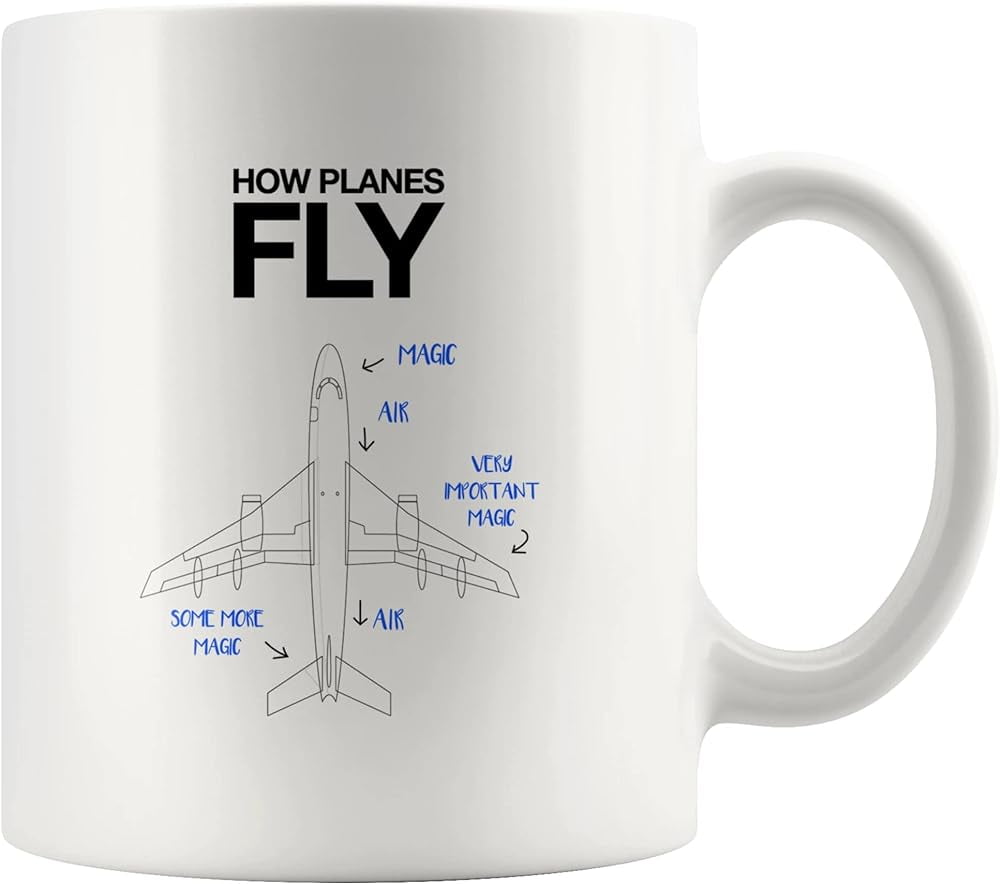 How Planes Fly Pilot Gifts Aviation Aerospace Engineer Student Airplane