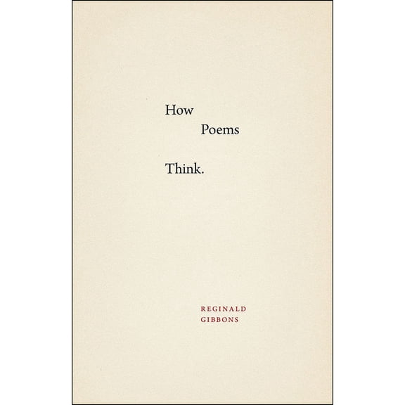 How Poems Think (Hardcover)