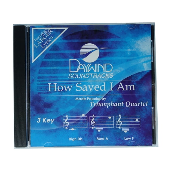 How Saved I Am Made Popular by Triumphant Quartet NEW CD Accompaniment