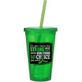 thumbnail image 1 of How Strong We Are Acrylic Tumbler - Lime Green, 1 of 5