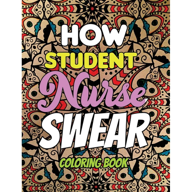 Nurse adult coloring book cheap