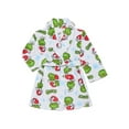 thumbnail image 1 of How The Grinch Stole Christmas Kids Holiday Fleece Robe, Sizes 4-12, 1 of 3